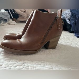 Brown Heel Booties